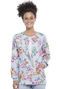 Cherokee Snap Front Jacket Friendly Flowers (CK301-FFOW)