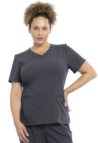 Cherokee V-Neck Top Pewter (CK786A-PWT)