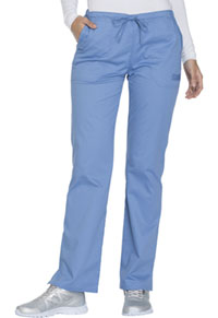Scrubs Cherokee Workwear Mid Rise Straight Leg Pant WW130 CARW Carribean Blue