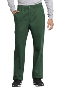 Cherokee Workwear Men's Mid Rise Straight Leg Zip Fly Pant Hunter Green (WW250AB-HUN)