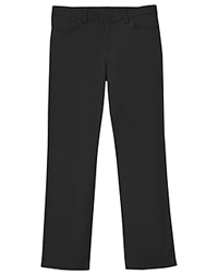 Classroom Uniforms Girls Adj. Stretch Matchstick Leg Pant Black (51282-BLK)