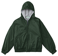 Classroom Uniforms Adult Unisex Zip Front Bomber Jacket Hunter Green (53404-HUN)
