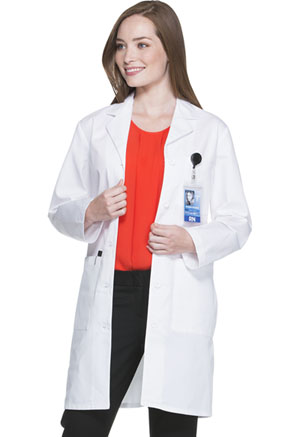 ScrubStar Women's 37 Long Lab Coat White (77930-WHTC)