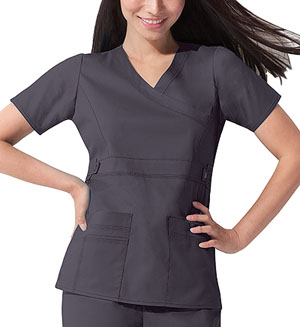 Dickies Gen Flex Mock Wrap Top in
Light Pewter (817355-PEWZ)