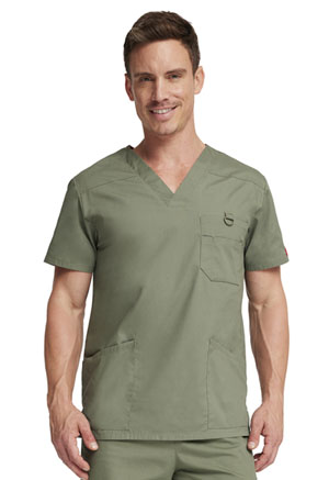 Dickies EDS Signature Men's V-Neck Top in
Olive (81906-OLWZ)