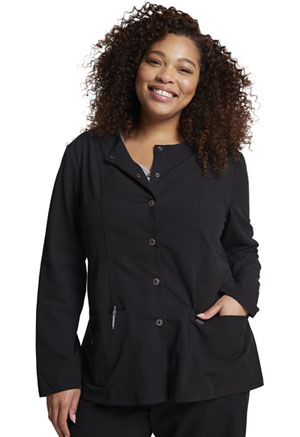 Dickies Xtreme Stretch Snap Front Warm-Up Jacket in
Black (82310-BLKZ)