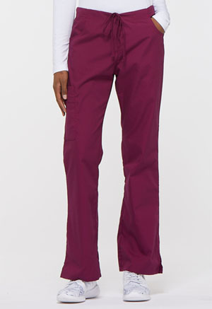Dickies EDS Signature Mid Rise Drawstring Cargo Pant in
Wine (86206-WIWZ)