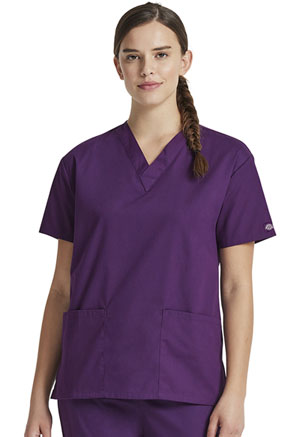 Dickies V-Neck Top Eggplant (86706-EGWZ)