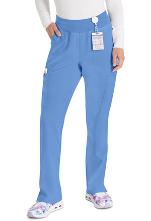 Dickies EDS Essentials Natural Rise Tapered Leg Pull-On Pant in
Ciel (DK005-CIPS)