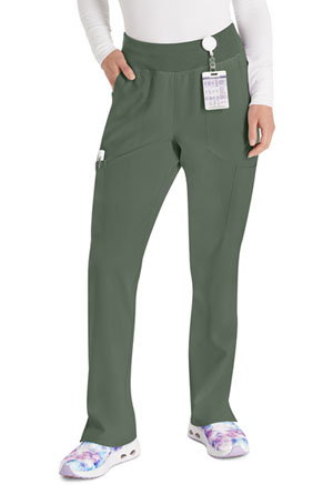 Dickies EDS Essentials Natural Rise Tapered Leg Pull-On Pant in
Olive (DK005-OLV)