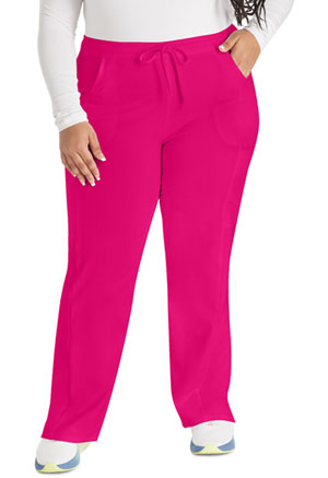 Dickies Mid Rise Straight Leg Drawstring Pant Hot Pink (DK010-HPKZ)