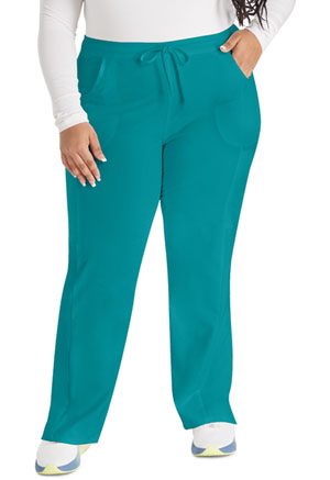 Dickies EDS Essentials Mid Rise Straight Leg Drawstring Pant in
Teal Blue (DK010-TLPS)