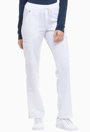 Dickies Mid Rise Rib Knit Waistband Pant White (DK020-DWHZ)
