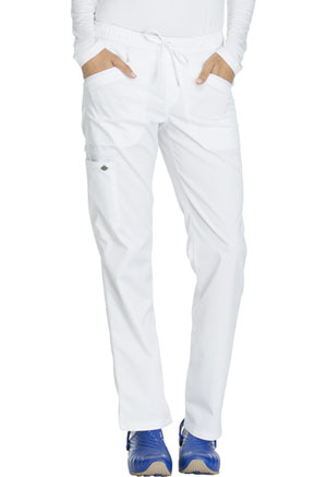 Dickies Mid Rise Straight Leg Drawstring Pant White (DK106-WHT)