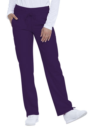 Dickies Mid Rise Straight Leg Drawstring Pant Eggplant (DK130-EGG)