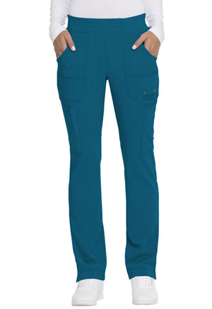 Dickies Advance Solid Tonal Twist Mid Rise Tapered Leg Pull-on Pant in
Caribbean Blue (DK195-CAR)