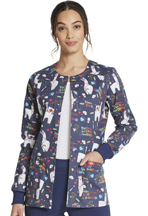 Dickies Prints Snap Front Warm-Up Jacket in
Trama Llama (DK306-TRLL)