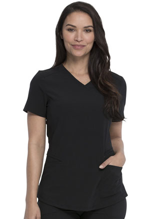 Dickies Mock Wrap Top Black (DK780-BLK)