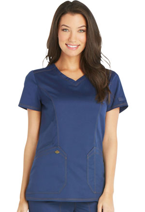 Dickies Essence V-Neck Top in
Navy (DK803-NAV)