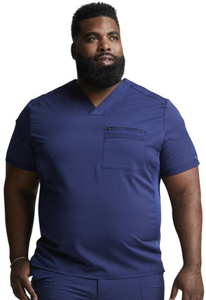 Dickies Balance Men's Tuckable V-Neck Top in
Navy (DK865-NAV)