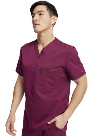 Dickies Men's Tuckable V-Neck Top Wine (DK865-WIN)