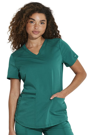 Dickies Balance V-Neck Top in
Hunter Green (DK875-HUN)