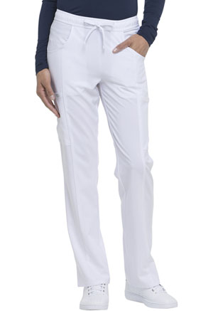 Dickies EDS Essentials Mid Rise Straight Leg Drawstring Pant in
White (DKE010-WTPS)