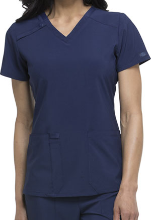 Dickies EDS Essentials V-Neck Top in
Navy (DKE615-NYPS)
