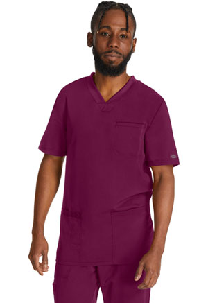 Dickies Balance Men's V-Neck Top in
Wine (DKE845-WIN)