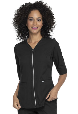 Zip Up Top (EL770-BLK)