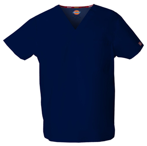 Dickies EDS Signature Unisex Tuckable V-Neck Top in
Navy (DKE83706-NVWZ)