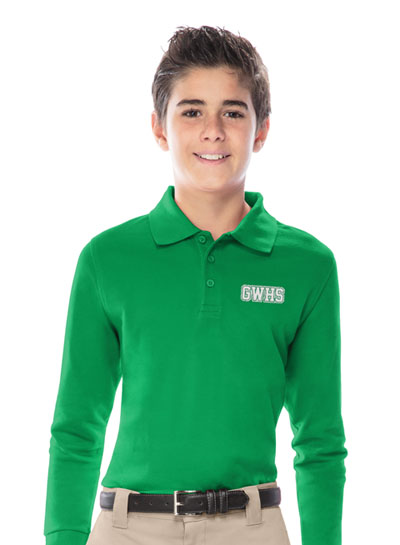 kelly green polo