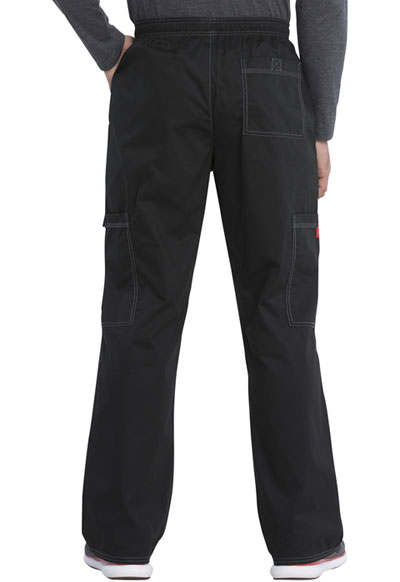 black drawstring cargo pants