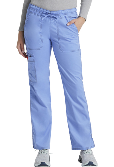 Dickies Gen Flex Low Rise Straight Leg Drawstring Pant in Ceil 