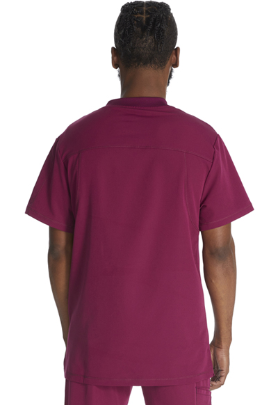 Dickies Dickies Dynamix Men's Tuckable V-Neck Top in Wine from 