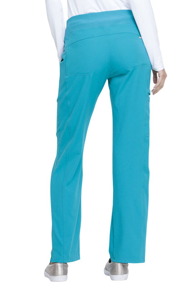 Simply Polished Mid Rise Straight Leg Pull-on Pant in Teal Blue EL130P ...