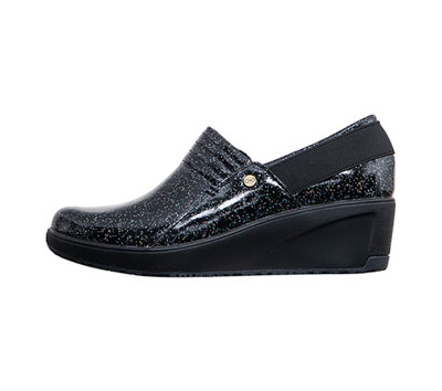 black sparkle shoes womens