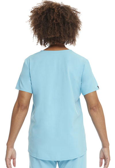 Scrubs top STRETCH, turquoise, BE6-T