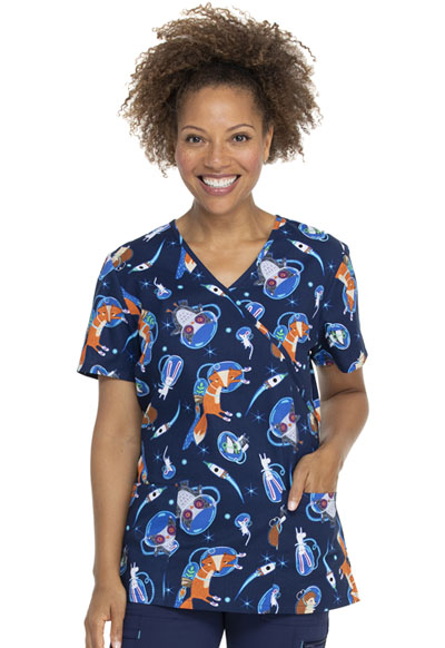 Mock Wrap Top WM731X5-CSTE from Scrubstar