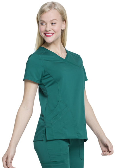 Scrubstar women's premium rayon 2025 mock wrap scrub top