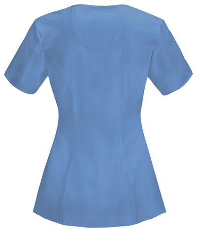 Infinity Round Neck Top in Ciel 2624A-CIPS from Cherokee Scrubs at ...