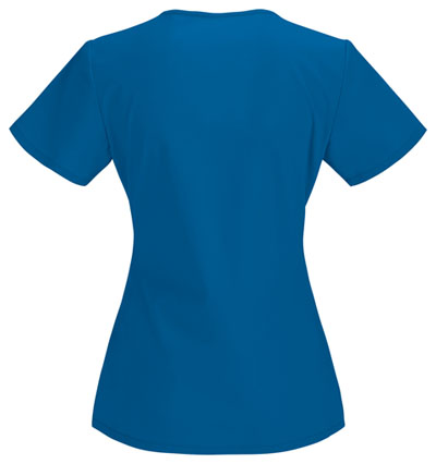 Bliss V-Neck Top in Royal 46607AB-RYCH from Cherokee Scrubs at Cherokee ...