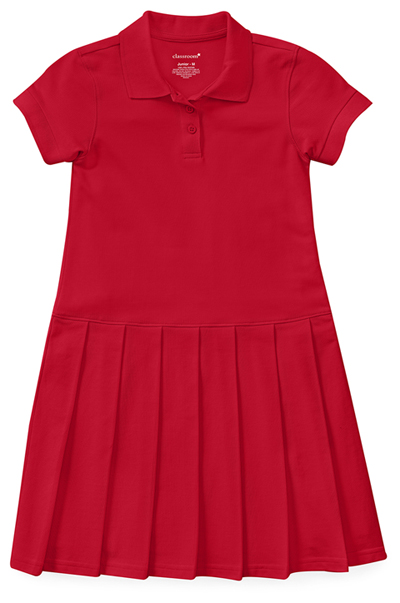 red polo dress girl