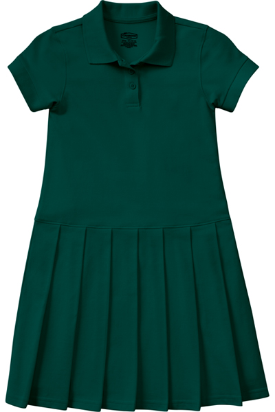 hunter green polo dress