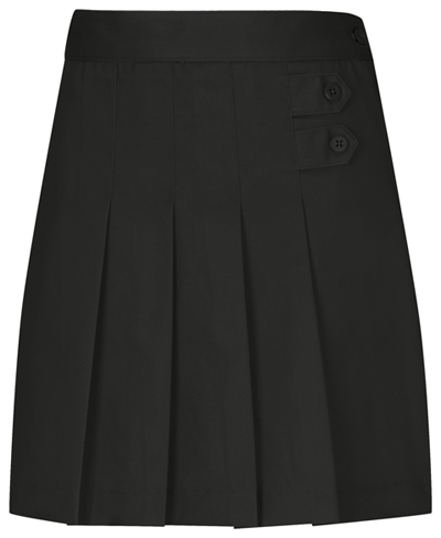 Classroom Girl Girls Stretch Pleated Tab Scooter Black