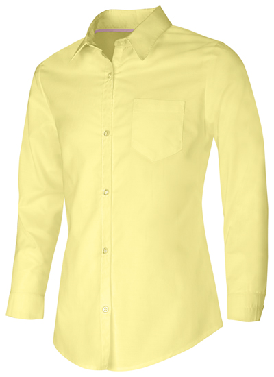 Classroom Junior Junior Long Sleeve Oxford Shirt Yellow