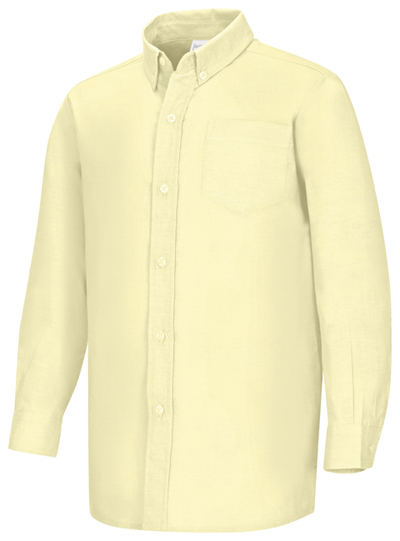 Classroom Boy Boys Husky L/S Oxford Shirt Yellow