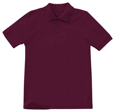 Classroom Unisex Adult Unisex Short Sleeve Pique Polo Purple