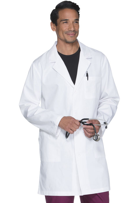 ScrubStar Canada Men Lab Coat White
