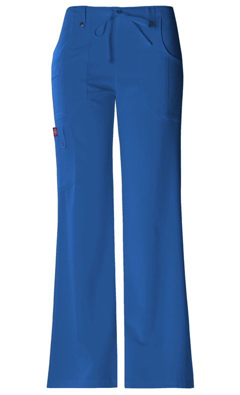 Dickies Xtreme Stretch Mid Rise Drawstring Cargo Pant in Royal
